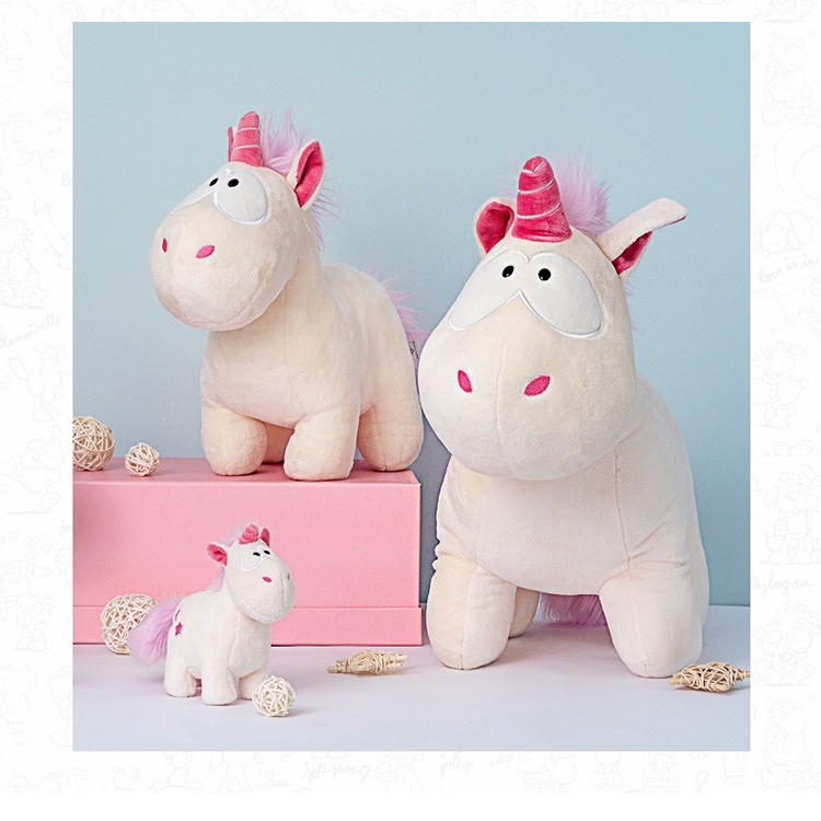 Gấu Bông Kỳ Lân Nici, Búp Bê Thú Nhồi Bông  Kỳ Lân,  Ngựa Pony Unicorn, Ngựa 1 Sừng Quà Sinh Nhật MIRA-GB28010