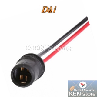 Chuôi gắn bóng đèn chân T10 W5W dùng cho ô tô xe máy
