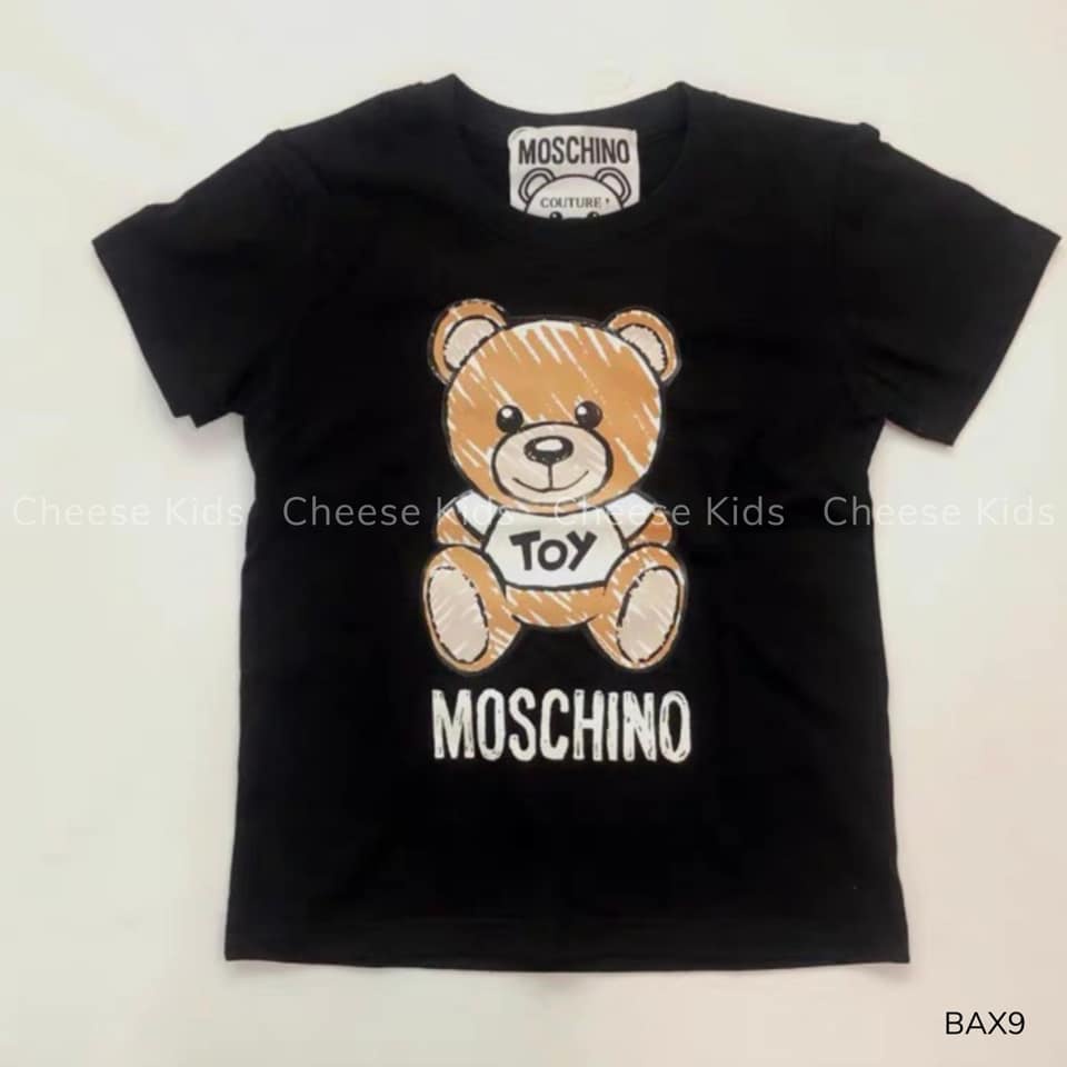 Áo thun unisex bé trai bé gái, áo phông trẻ em cheesekids 13 đến 21kg