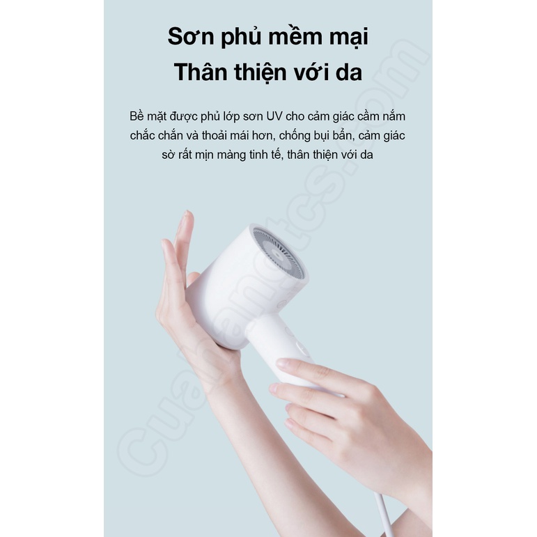 Máy sấy tóc XM Mijia H300 CMJ01ZHM tạo ion âm 1600W - Nhanh Khô, Bảo Vệ Tóc ,An Toàn - Thiết Kế Gọn Nhẹ