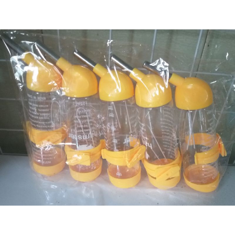 [Mã 55FMCGSALE1 giảm 10% tối đa 40K đơn 250K] Bình nước bi cho Hamster, vẹt, thỏ...(125ml, 250ml, 500ml)