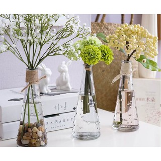 Lọ cắm hoa thủy tinh chấm bi nổi BH048 - Lọ Hoa Mini Xinh