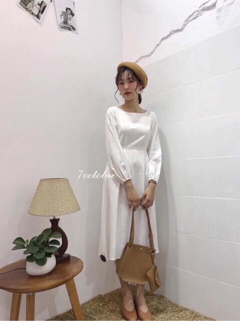 Váy thô thắt nơ