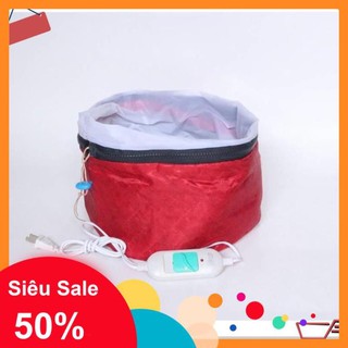 Mũ hấp tóc giúp mái tóc bóng đẹp suôn mượt, ủ nóng khi chăm sóc tóc với dầu hấp 6065
