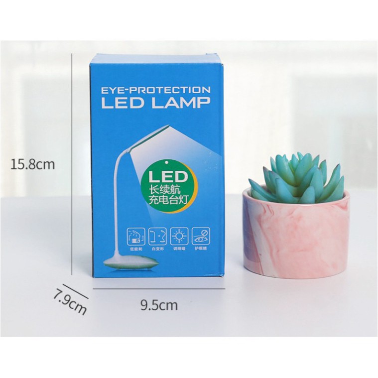 Đèn Led Để Bàn 3 Cấp Độ sáng, đèn sạc, phù hợp đọc sách, cho trẻ học bài