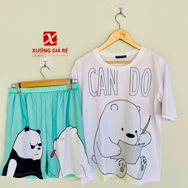Bộ đùi hoạt hình mẫu gấu mới nhất