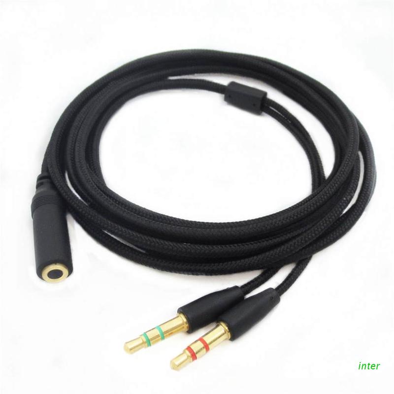 Dây cáp chia tai nghe cho Razer Electra/Kraken PRO 7.1 V2/Hamme
