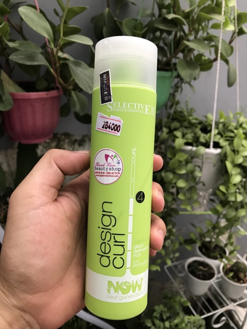 Gel tạo kiểu tóc xoăn Now Design Curl Selective 250ml