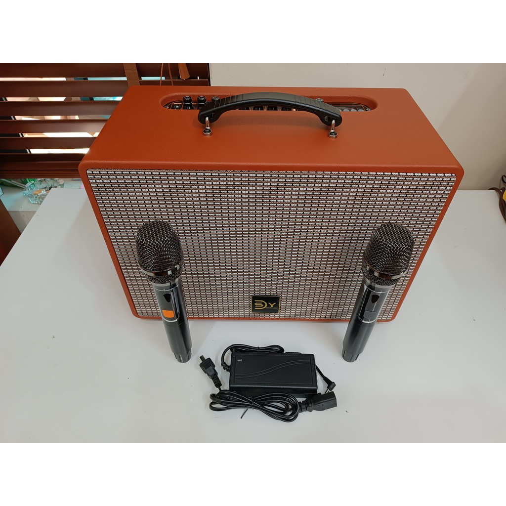 Loa Hát Karaoke SDY T17 | Loa Xách Tay Cao Cấp Bass 25, tặng 2 micro UHF - Chất Âm Tuyệt Hảo, Cam kết chất lượng