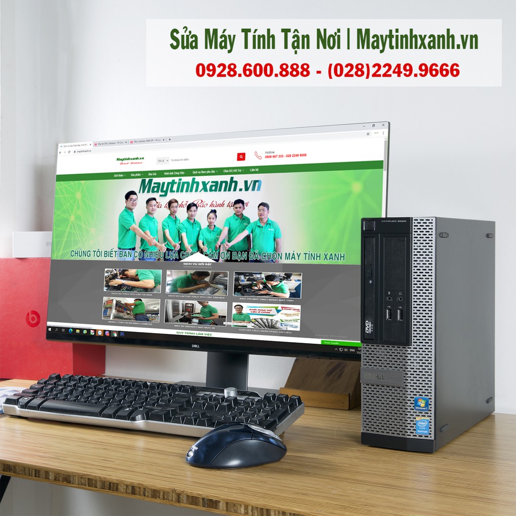 Bộ Máy Tính Bàn Dell Optiplex 3020SFF (Core I3-4100, Ram 4Gb, SSD 128Gb) Giá Rẻ, Bảo Hành 12 Tháng