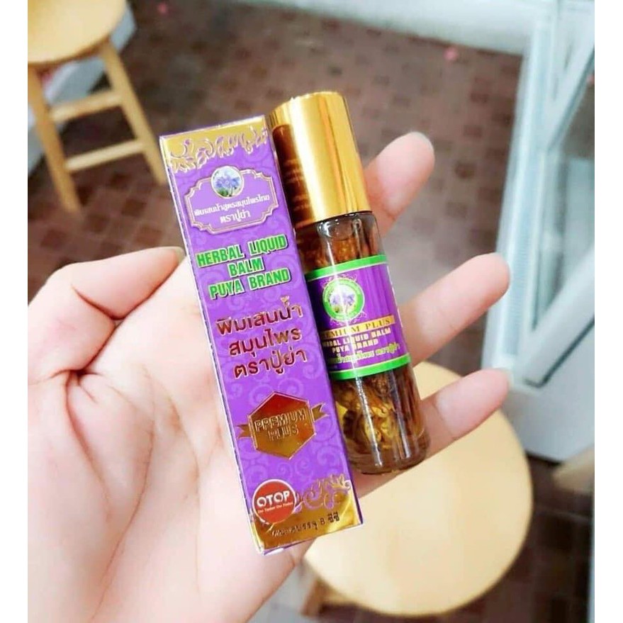 Dầu lăn thảo dược Herbal Liquid Balm Puya Brand