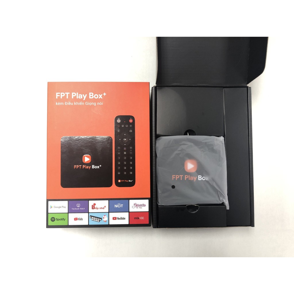 Android tv box FPT Play box 2020 - Điều khiển giọng nói - Gói truyền hình VIP - Android 10