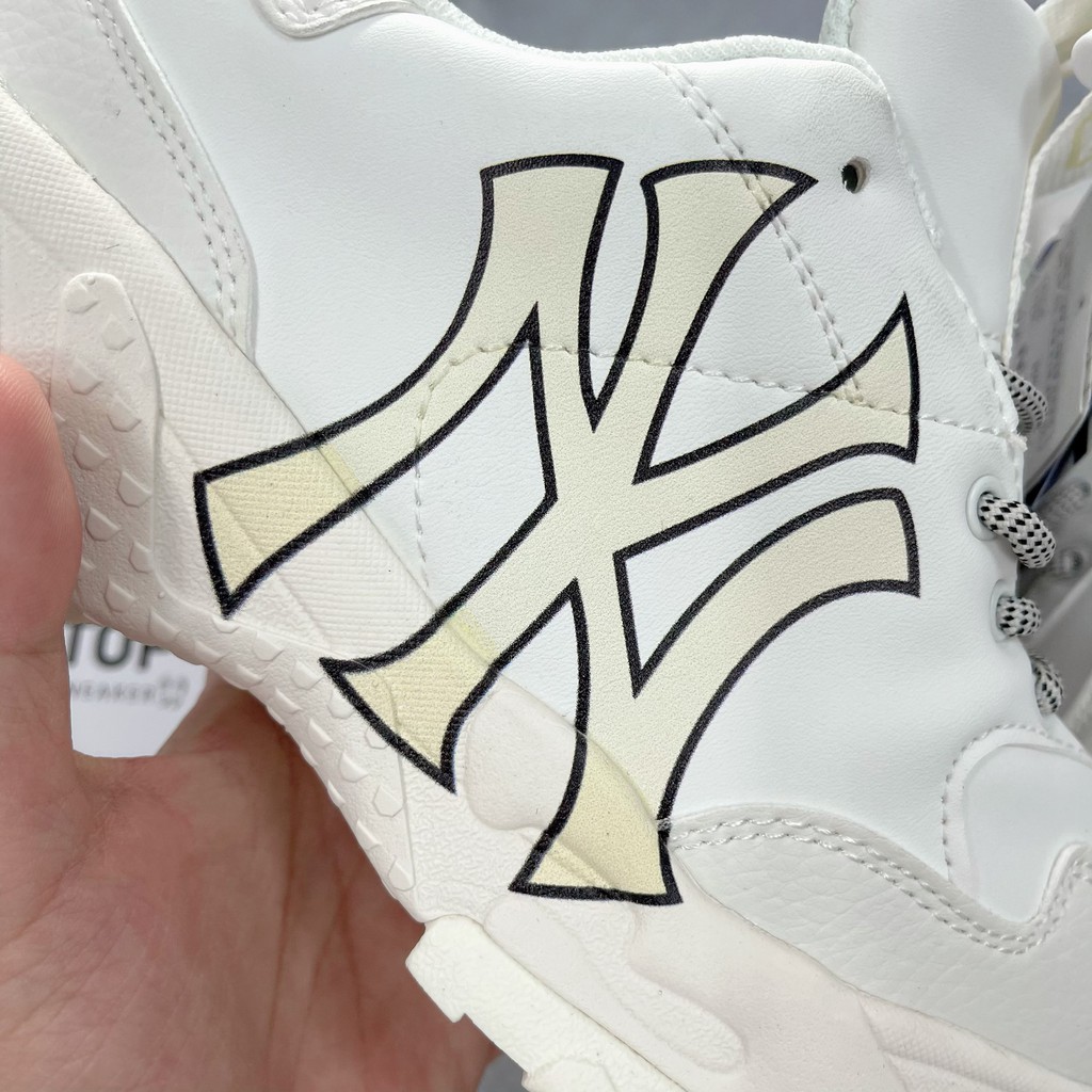 Giày Sneaker Ny Chữ Vàng Giày Thể Thao Nam Nữ Tăng Chiều Cao Full Phụ Kiện