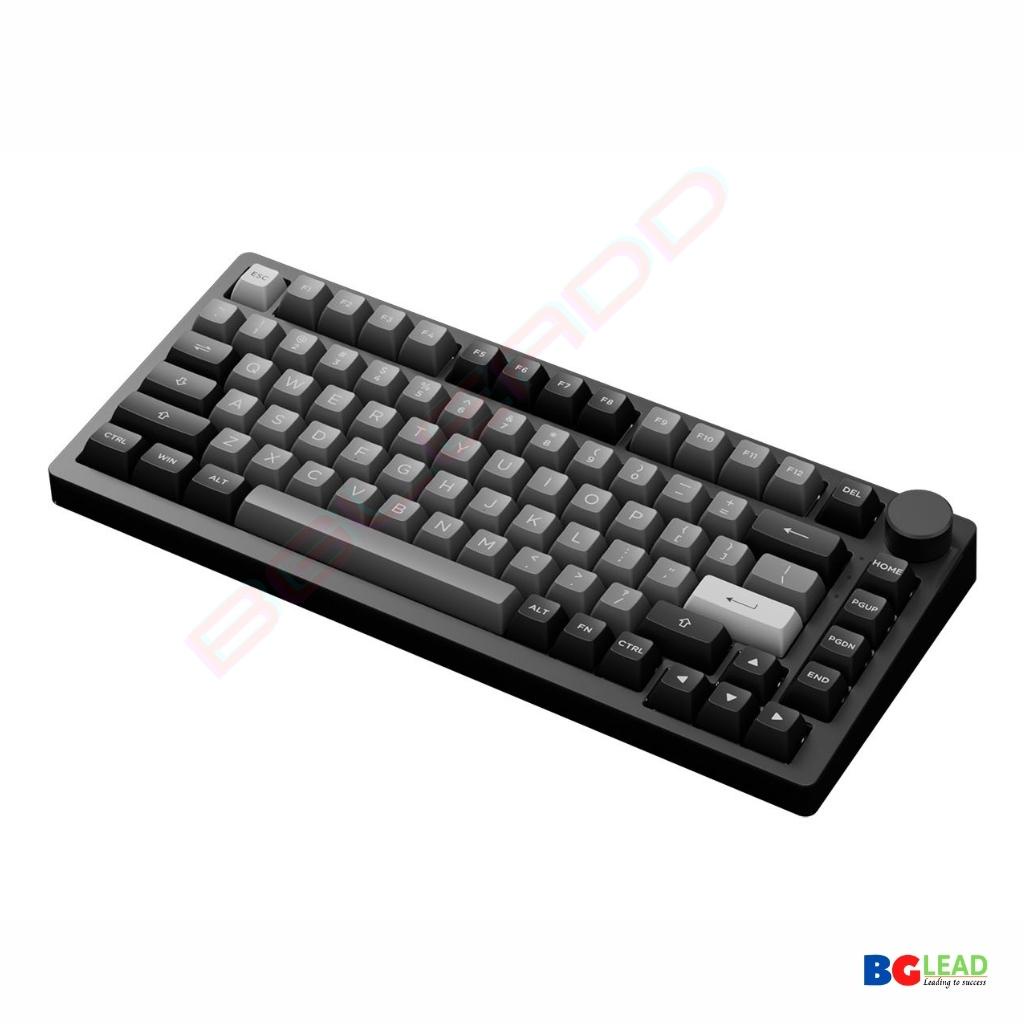 Bàn phím cơ không dây AKKO PC75B Plus Black Silver | Blue on White | Year of Tiger (Bluetooth 5.0 / Wireless 2.4Ghz)