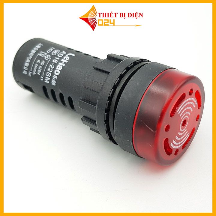 Đèn Báo Nguồn Có Còi AD16-16SM 220VDC