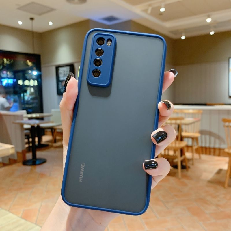 Ốp điện thoại cứng mặt nhám trong suốt chống sốc dành cho Huawei Nova Y70 9 8 Pro Plus 7 SE 7i 4E 3i 5G 4G 2022