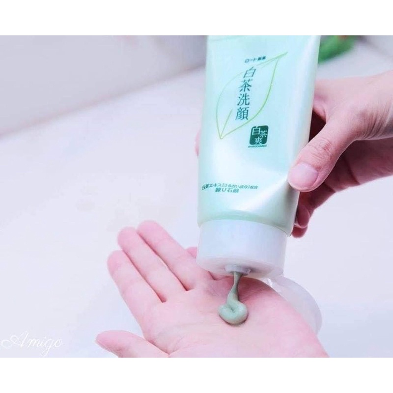 Sữa Rửa Mặt Trà Xanh Shirochasou Rohto Nhật Bản 120g