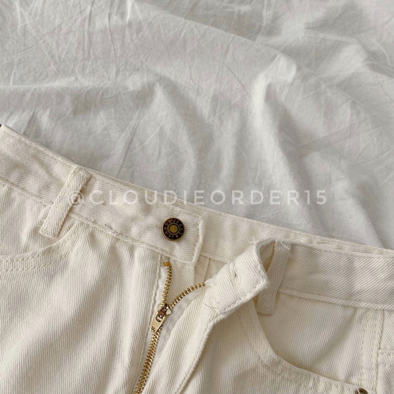 Quần Jean Baggy Ống Suông Nhiều Màu Retro Quảng Châu CLC