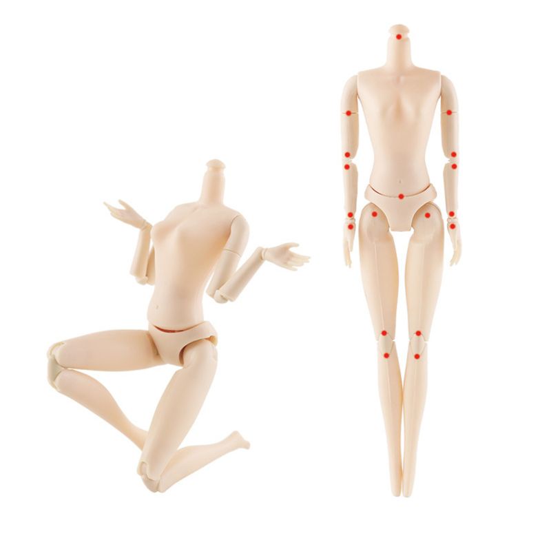 Mô Hình Búp Bê Bjds 30cm 12 Nude Chống Nước Có Khớp Nối DIY