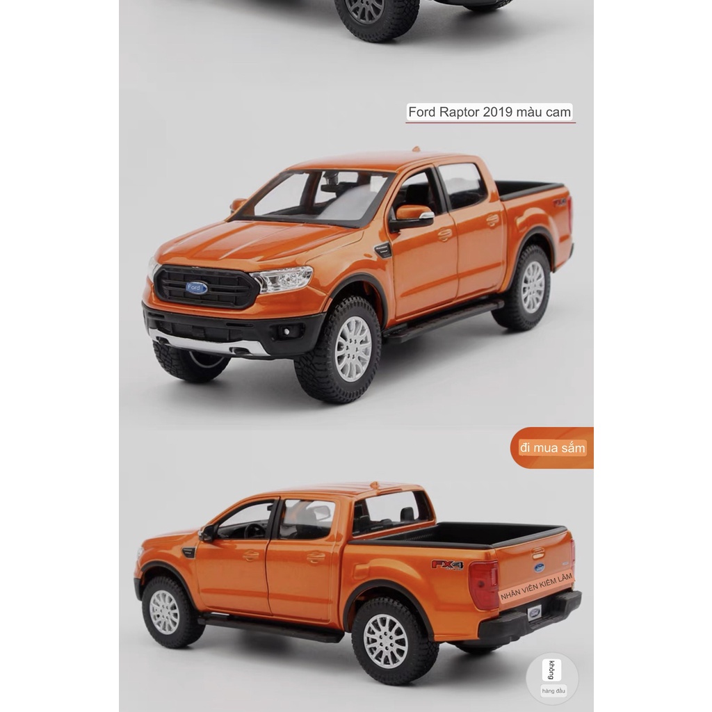 Decor trang trí. Xe mô hình bán tải Ford_raptor 2019