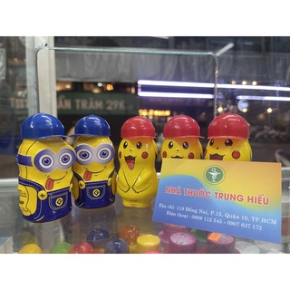 | HÀNG CHÍNH HÃNG - Q10 | KẸO C SỮA ONG CHÚA HÌNH THÚ DỄ THƯƠNG PIKACHU/MINION