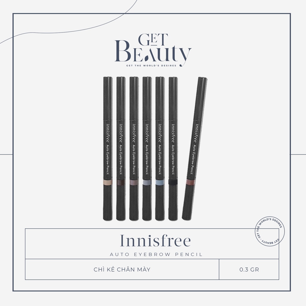 CHÌ KẺ CHÂN MÀY INNISFREE AUTO EYEBROW PENCIL 0.3G | BigBuy360 - bigbuy360.vn