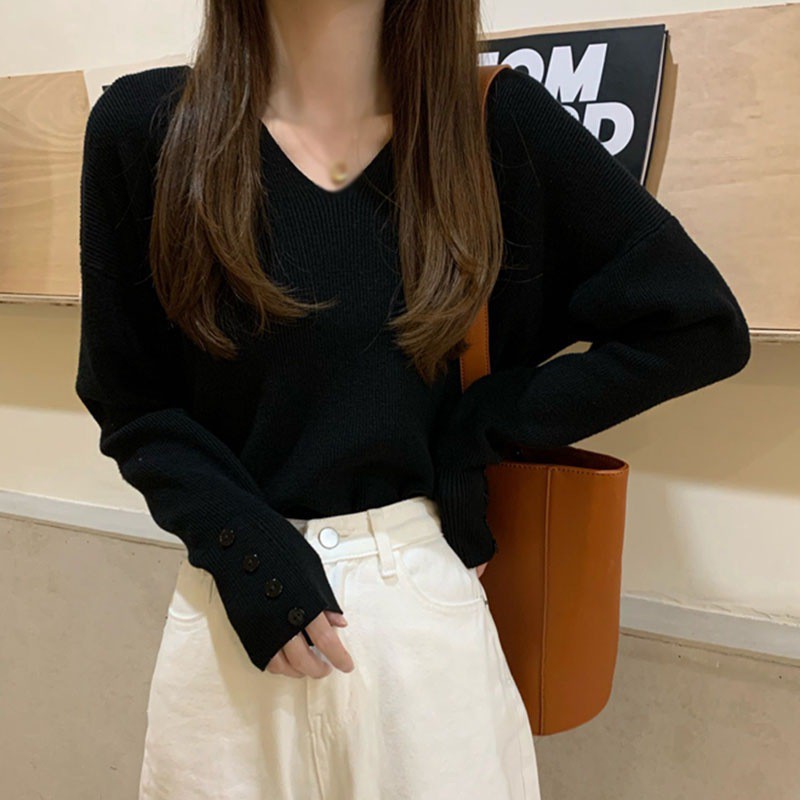 Áo sweater dạng rộng duyên dáng dành cho phái đẹp