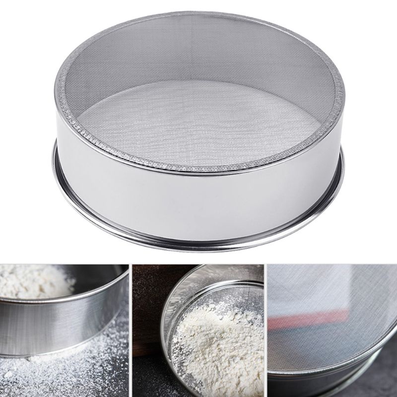 Rây Lưới Lọc Bột Làm Bánh Bằng Thép Không Gỉ