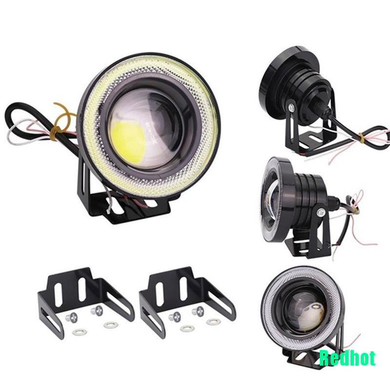 Bóng Đèn Led Cob 2.5 '' Màu Trắng / Xanh Dương Hình Tròn