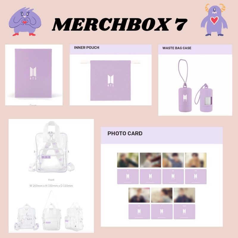 VStore - duyendo97  BTS MERCH BOX 7 - HỘP QUÀ BÍ MẬT THỨ 7