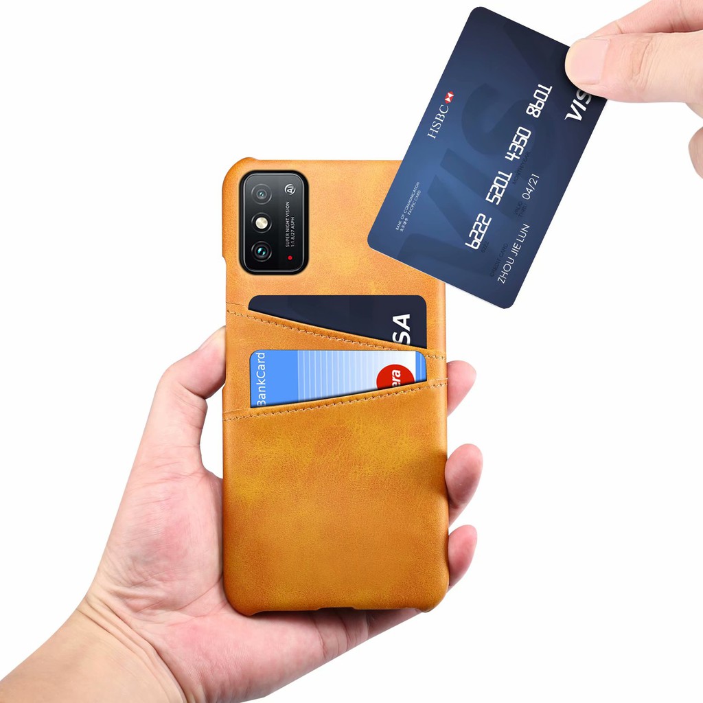 Ốp điện thoại da PU chống sốc có ngăn đựng thẻ cho Xiaomi Mi CC 9 10T Pro Xiaomi Mi Poco X3 M3