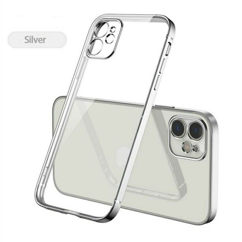 ốp lưng KST lưng trong viền vuông iphone 14 pro max/14/13 pro max /13/12 pro max/12 pro/12/11 pro max bảo vệ camer