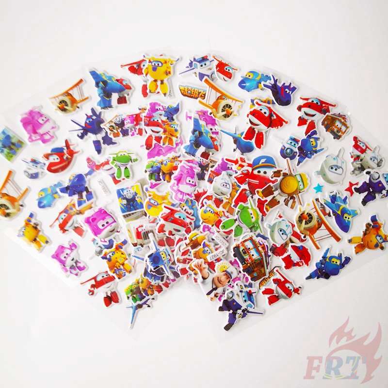 Set 1/5 Tấm Hình Dán 3d Siêu Anh Hùng Trang Trí