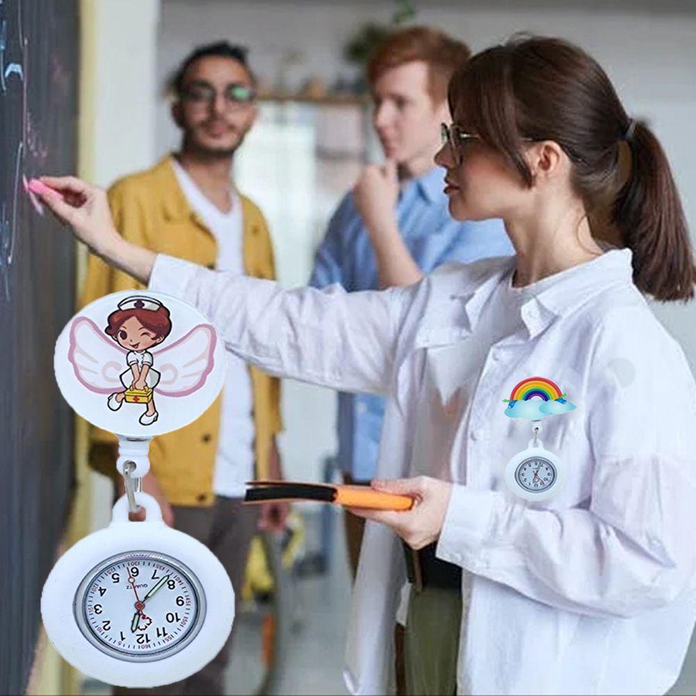 Đồng Hồ Họa Tiết Bác Sĩ Y Tá Đáng Yêu|Đồng Hồ Đeo Tay Thiết Kế Dễ Thương