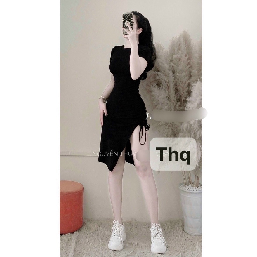 Váy body xẻ đùi - hot
