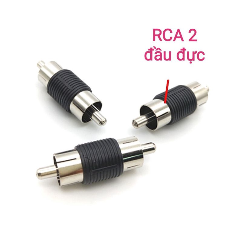 1 chiếc đầu RCA hoa sen đực nối thẳng 2 đầu