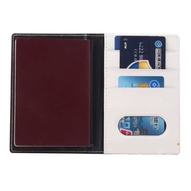 Ví bọc hộ chiếu Passport đa năng để được thẻ ATM chất liệu da Cover HOẠT HÌNH I Love You