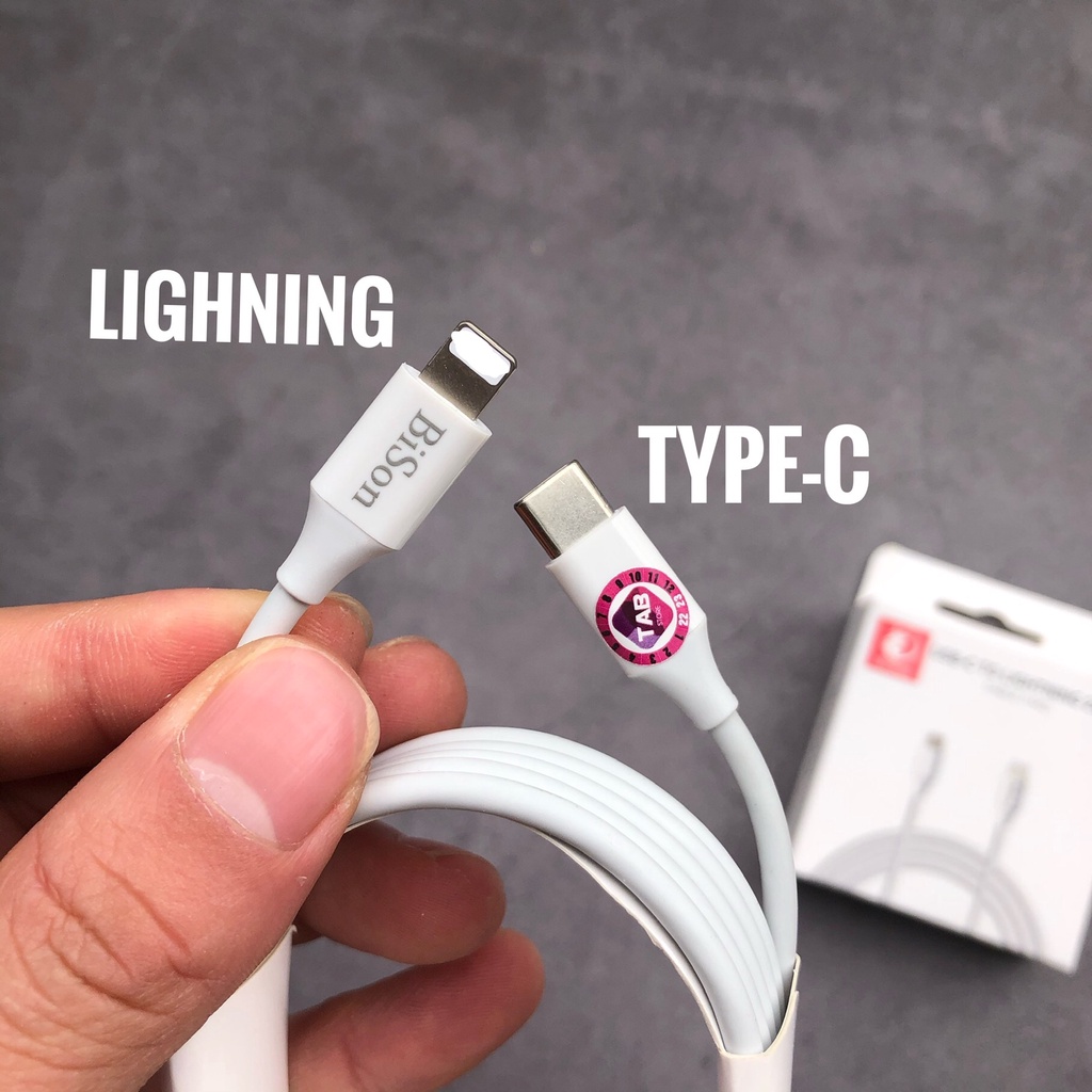 Cáp Sạc Nhanh Bison C To L Cho IP Chính Hãng - Bảo Hành 12T