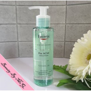 Gel rửa mặt cho da dầu mụn EUCERIN ProAcne Solution cleansing gel 200ml