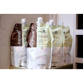 Kem ủ tóc Karseell Maca Power Collagen 500ml phục hồi hư tổn Hấp ủ tóc thẳng mượt bổ xung collagen LOẠI 1 CÓ TEM UT09