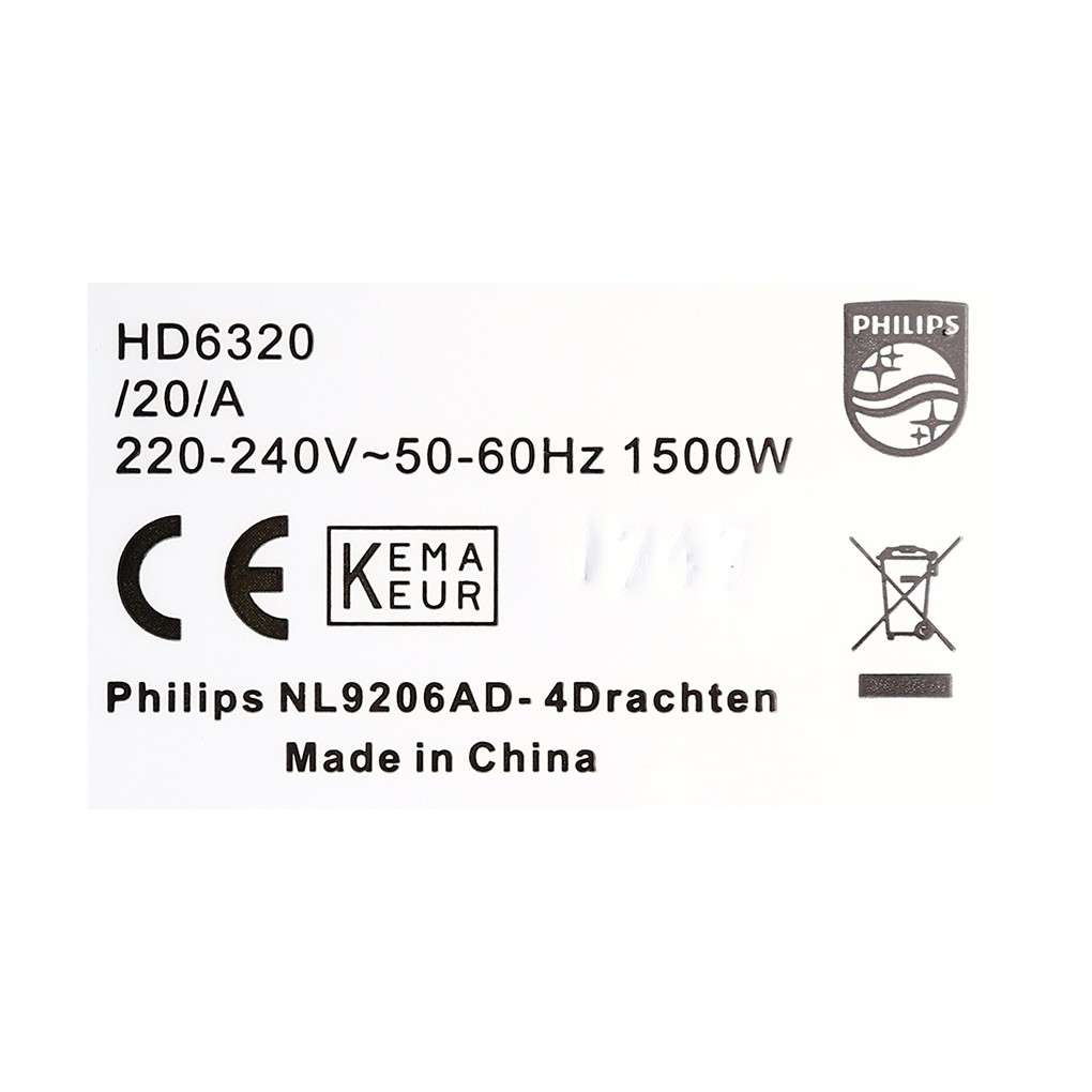 Bếp nướng điện Philips (Hà Lan) HD6320 1500W (Mới 100%, bảo hành chính hãng 24 tháng)