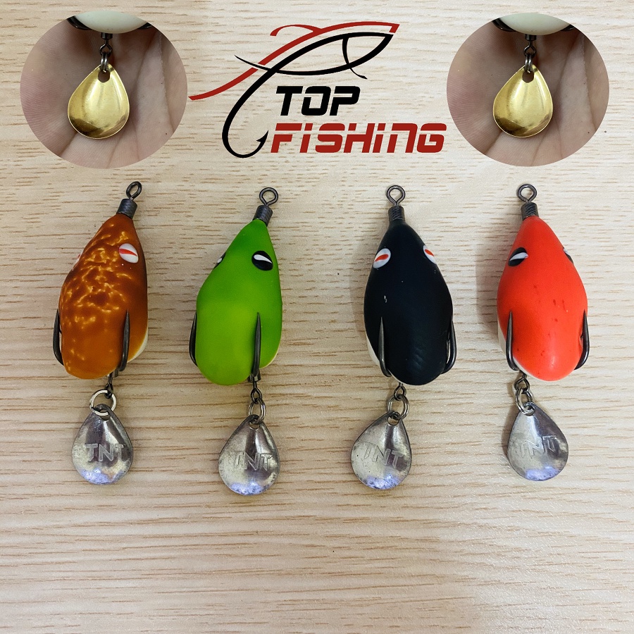 Nhái Hơi F35 TNT Lures ( Tặng Thìa Vàng Độ ) Dài 35mm - Nặng 8gam - Action Chìm - TopFishing