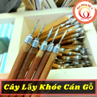 Cây lấy khóe cán gỗ / cây lấy khóe móng chân / dụng cụ lấy khóe chân