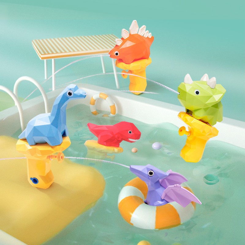 Súng Nước Đồ Chơi Hình Khủng Long Dành Cho Trẻ Em Chơi Khi Tắm