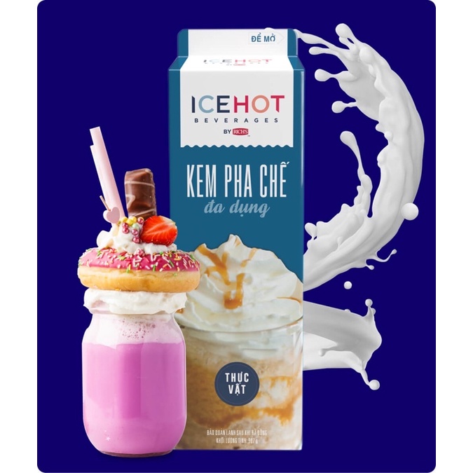Kem béo thực vật Rich’s Ice Hot / Kem pha chế topping