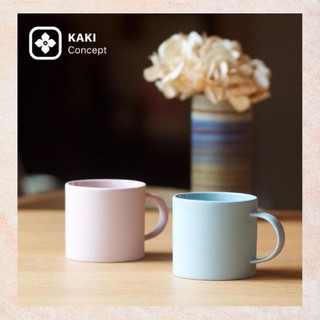 Cốc tráng men xuất Nhật có quai Kaki Concept