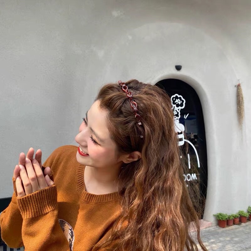 Cài tóc, băng đô tạo kiểu sóng nước style Hàn Quốc
