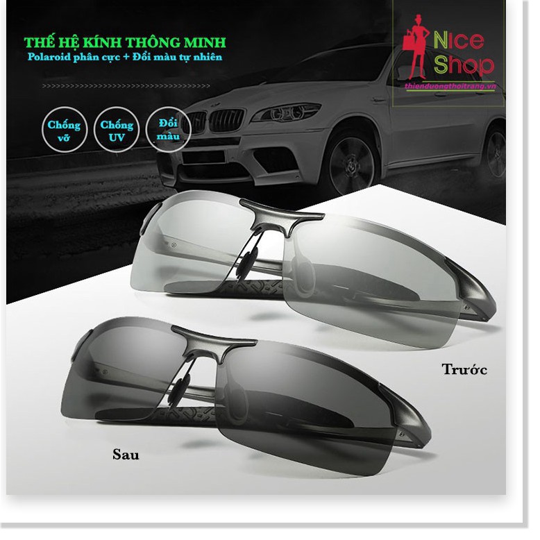 Mắt kính Perfe phân cực đổi màu chống tia uv hiệu quả | BigBuy360 - bigbuy360.vn