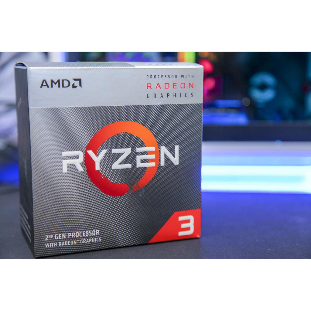 CPU Ryzen 3 3200G (3.6G/06M/4 cores 4 threads/Radeon Vega 8/AM4/65W)