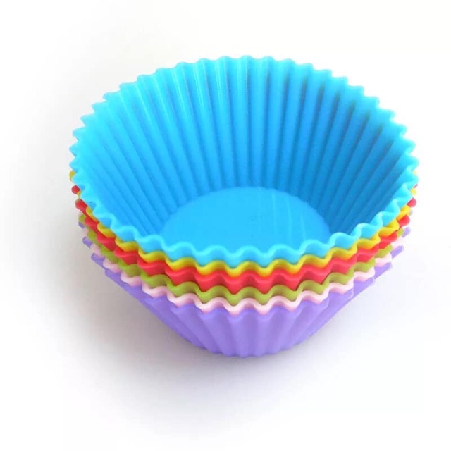 Cup silicon làm bánh muffin size 7cm